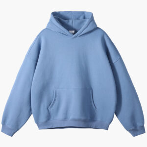 Blue Oversized Pullover Essentials Hoodies